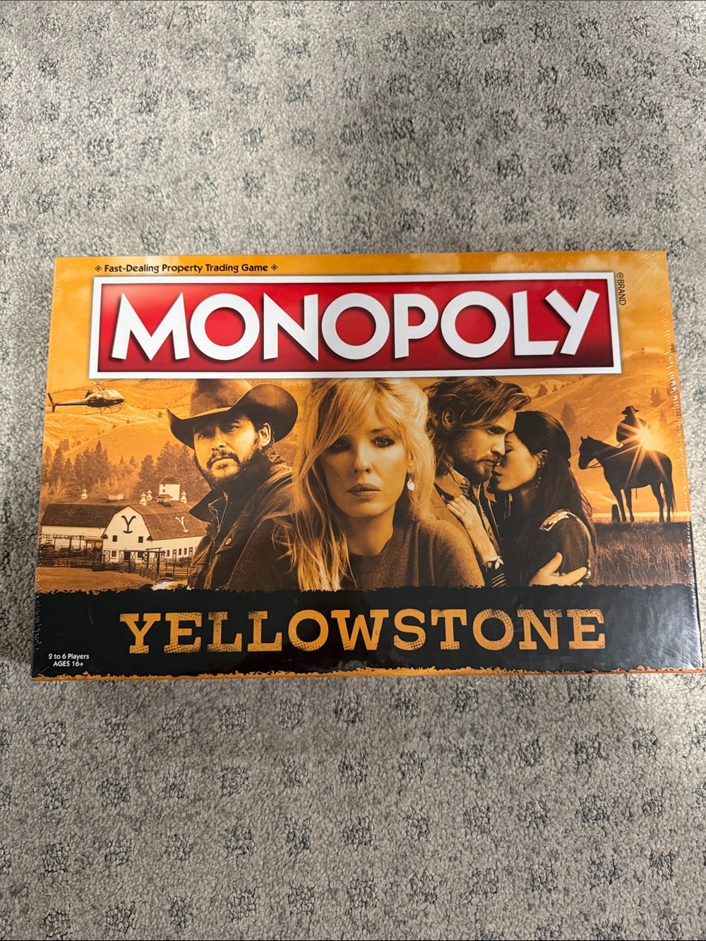 Yellowstone Edition Board Game - Brand - Yellow/Black